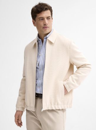 Lindbergh Mens Tweed-like knit jacket