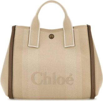 Chloé Beige Carry Tote Bag