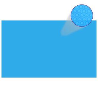 vidaXL Cubierta De Piscina Rectangular Pe Azul 1000x600 Cm Vidaxl
