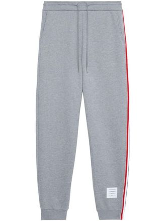 Thom Browne Pantaloni sportivi con righe laterali - Grigio
