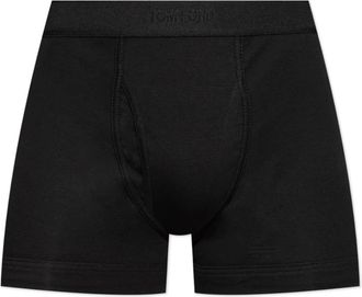 Tom Ford Ondergoed, Heren, Zwart, S, Katoen, Boxershorts met logo