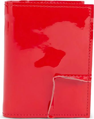 Comme Des Garçons Portafoglio in pelle - Rosso