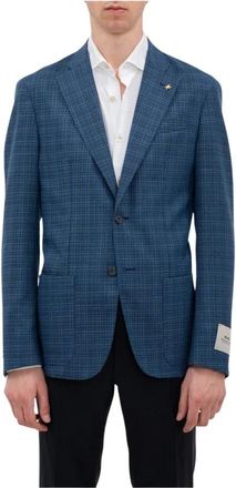 Corneliani Jassen, Heren, Blauw, XL, Blazers
