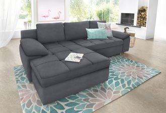Sit&more Ecksofa »Labene L-Form« wahlweise mit Bettfunktion und Bettkasten, auch als XXL-Variante