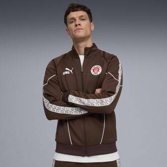 Puma Giacca FC St. Pauli KING Anthem da uomo, Abbigliamento, Marrone, XXL