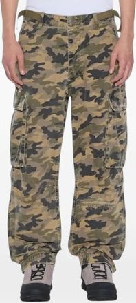 Ksubi Cargo Troop con stampa camouflage - Verde