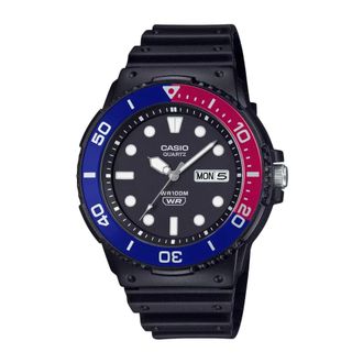 Casio Accessoires, Heren, Zwart, ONE Size, Mrw-230H-1E2Vef Analoog Duikersstijl Horloge