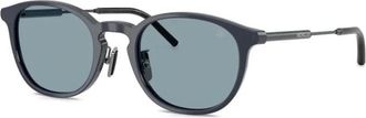Moncler Me 6011D 302072 Zonnebrillen - unisex - Zonnebrillen - Blauw - 49 MM - Accessoires