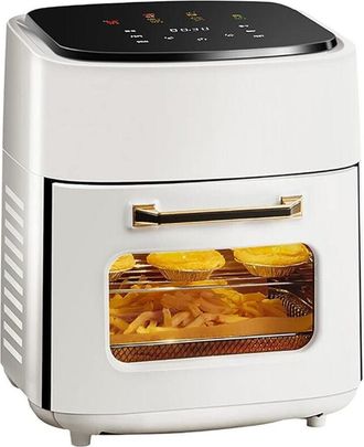 Trade Shop Trade Shop - Freidora De Aire Multifuncional 15lt Horno Sin Aceite De No Palo 10 Programas