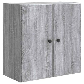vidaXL Armario De Pared Sonoma Gris 59 X 31 X 60 Cm Vidaxl