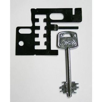 MCM Mcm - Borjas Cerradura 1808/1813 1884 4 Vueltas 5 Llaves