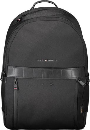 Tommy Hilfiger Heren Rugzak Zwart Contrast Details - Heren - Rugzakken - Zwart - ONE Size - Tassen
