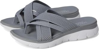 Skechers Womens Skechers Summits - Fantasy Walk 119518-GRY Sandals Gray HAWK3165