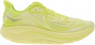 Hoka One One Mens Clifton 10 Shoe In Neon Green