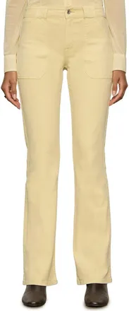 Sanctuary Hayden Utility Bootcut Jeans in Buttercream White at Nordstrom, Size 25