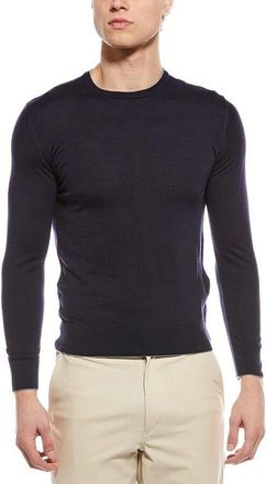 Eleventy MenS Dark Blue Fitted Sweater, Size 3XL