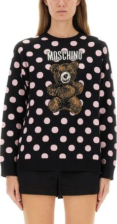 Moschino Teddy Polka Dots Sweater