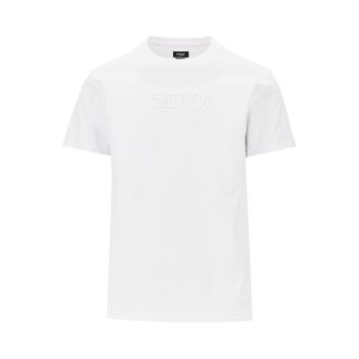 Fendi Logo embroidery Slim Fit T-shirt Man XL