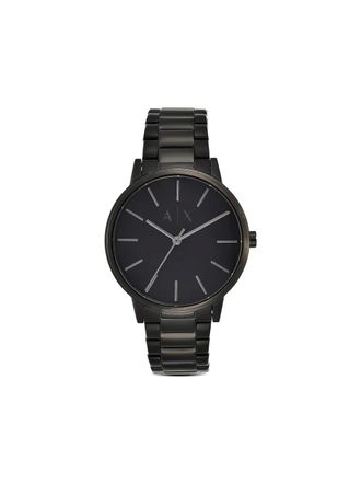 A|X Armani Exchange round face 42mm - Black
