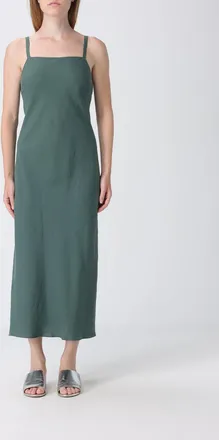 Patrizia Pepe Abito midi in misto lino