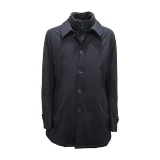 Herno Halflange donsjas - Heren - Mantels - Blauw - Maat: 4XL