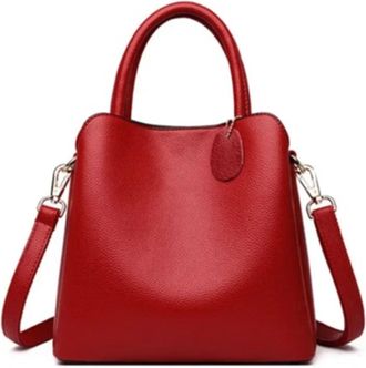 Generic Handbags Women Bags Female Croosbody, Compatible For Small Casual Tote Bag(Red)