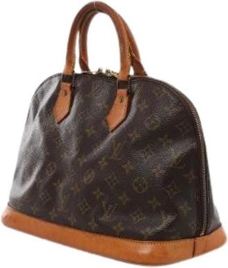 Louis Vuitton Pre-owned Alma PM - Dames - Vintage Handtas - Bruin - ONE Size - Leer - Vintage