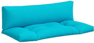 vidaXL Cojines Para Pal&eacute;s 2 Unidades Tela Oxford Turquesa Vidaxl