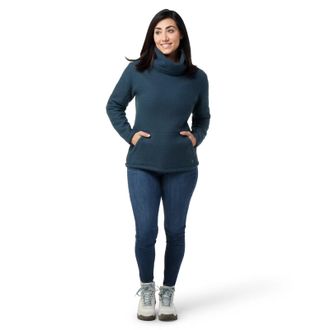 Smartwool Hudson Trail Jacket Womens Twilight Blue Fleece Pullover JZZ47