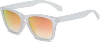 Generic Mens Commuter Sunglasses Outdoor Vacation Sunglasses Womens Driving Sun Glasses(White)