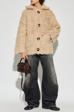 Acne Studios Wool Jacket, Mens, Beige