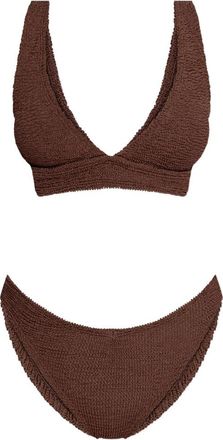 Hunza G Metallic Crinkle Bikini