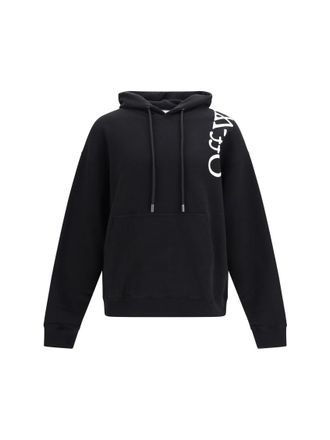 Off-white Black Relaxed Logo Hoodie