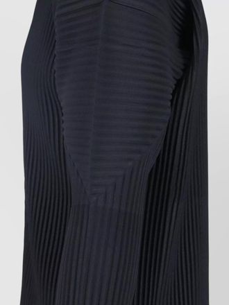Homme Pliss&eacute; Issey Miyake pleated high neck zip jacket