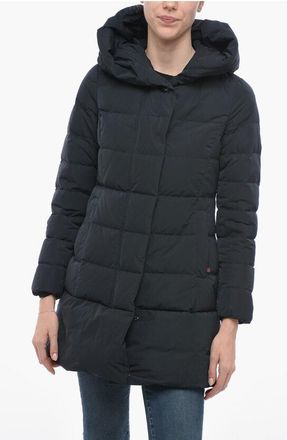 Woolrich Hooded PUFFY PRESCOTT Quilted Down Jacket size Xxs