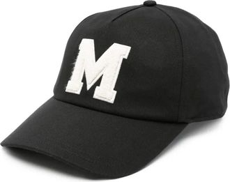 Moncler Cappello da baseball con applicazione logo - Nero
