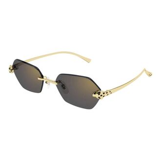 Cartier Sunglasses, female, Yellow, Size: 55 MM Panth&egrave;re Massai Sunglasses