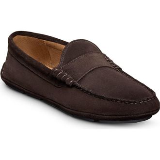 Allen Edmonds Apex Driving Loafer in Bitter Chocolate Suede at Nordstrom, Size 10.5