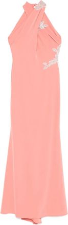 Cristallini Abito lungo in crêpe - Arancione