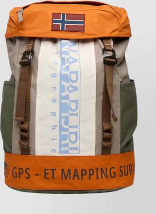 Napapijri versatile color block backpack side pockets