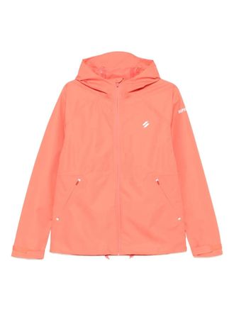Superdry Giacca impermeabile con cappuccio - Rosa