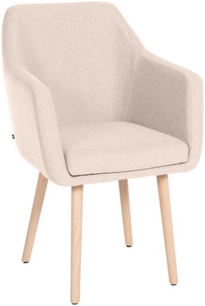 Clp Silla De Sal&oacute;n Utrecht En Tela Beige Natural