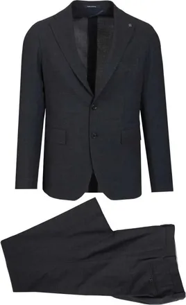Tagliatore Single-breasted Suit - male - Tagliatore - Single Breasted Suits - Blue - 3XL - Suits