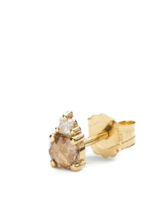 WHITEbIRD 18K yellow gold diamond earring