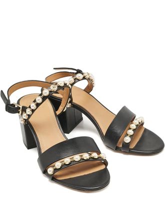 Tory Burch embellished sandals - Black
