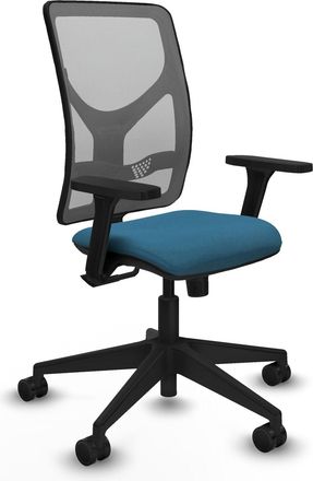 Piqueras y Crespo Silla De Oficina Piqueras Y Crespo Motilla Negro Reposabrazos Ajustables