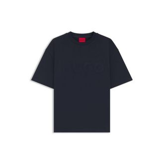 HUGO BOSS Cotton-jersey T-shirt with reflective logo