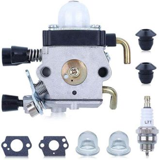 OEM Carburador Para Stihl Fs55 Fs38 Fs55r Fs55rc Hl45 Km55 Fs80 Fr85 Fh75 Fs45 Fs46 Fs74 Fs75 Hl75 Hs70 C1q-s63 C1q-s69 Con Arandela, Buj&iacute;a, Filtro De Esp