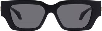 Versace Grey Rectangular Ladies Sunglasses VE4497U GB1/87 53