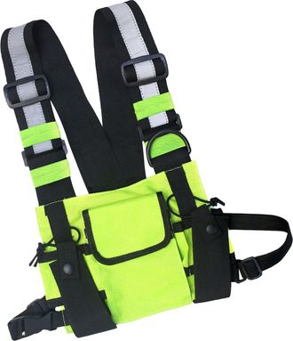Generic Chest Bag | Large Capacity Chest Bag - Waterproof Sports Utility Chest Backpack Lightweight Sports Chest Bag for Outdoor Activities, Fluorescent green